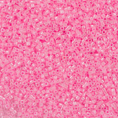 DB0245 Lined Crystal Med. Pink, Miyuki Delica 11/0 £2.25