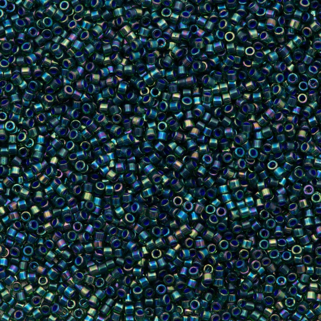 DB0276 - Lined Emerald AB, Miyuki Delica 11/0