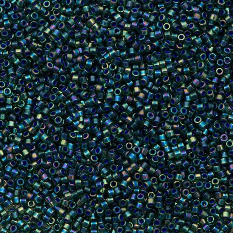 DB0276 - Lined Emerald AB, Miyuki Delica 11/0 £2.25