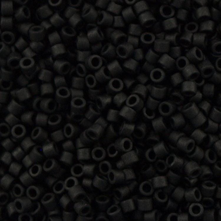DB0310 Black Matted, Miyuki Delica 11/0
