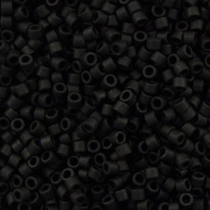 DB0310 Black Matted, Miyuki Delica 11/0
