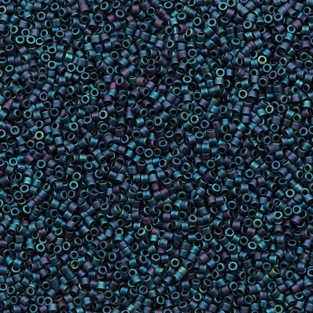 DB0325 Matted Metallic Blue Iris, Miyuki Delica 11/0