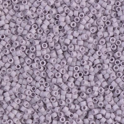 DB0356 Matted Opaque Light Mauve, Miyuki Delica 11/0 £3.25