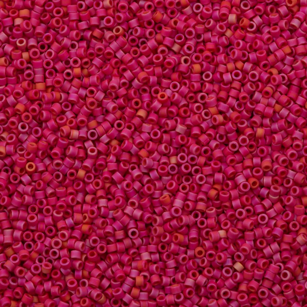 DB0362 - Opaque Red AB Matted, Miyuki Delica 11/0