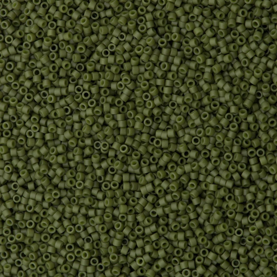 DB0391 - Opaque Olivine Matted, Miyuki Delica 11/0