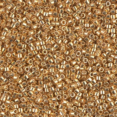 DB0410 Galvanized Yellow Gold Dyed, Miyuki Delica 11/0