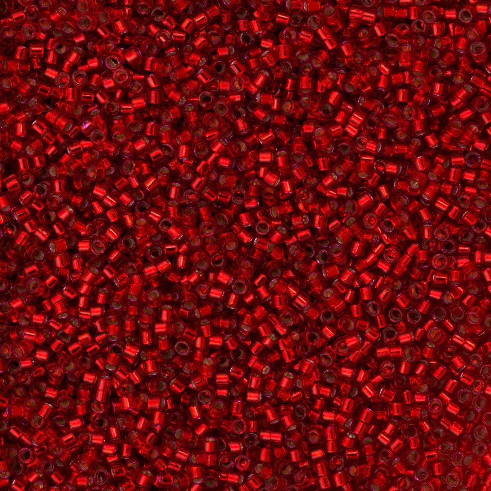 DB0602 - Silver Lined Red Dyed, Miyuki Delica 11/0
