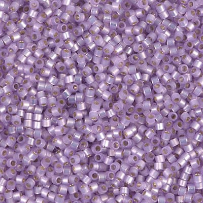 DB0629 Silver Lined Lavender Alabaster Dyed, Miyuki Delica 11/0