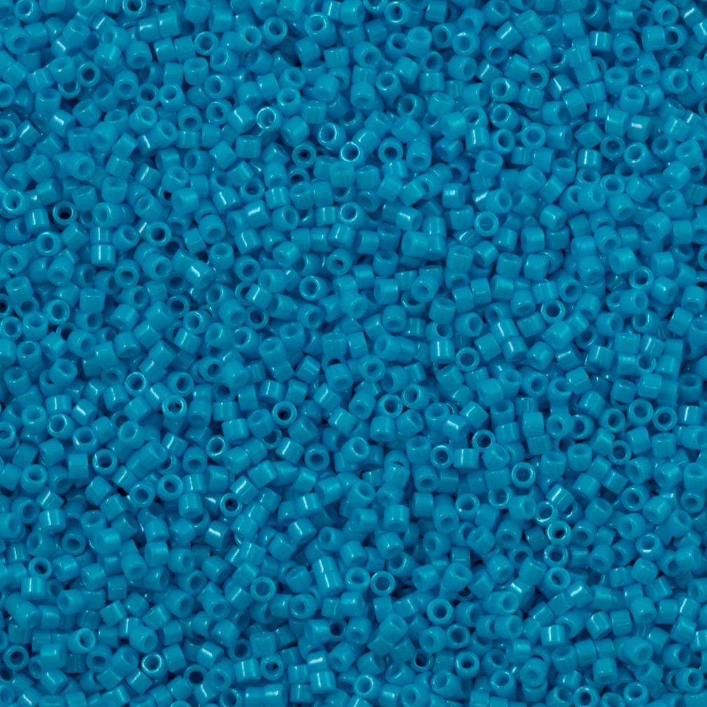 DB0659 Dyed Opaque Dark Turquoise Blue, Miyuki Delica 11/0