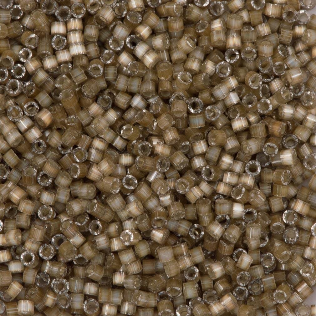 DB0671 Silver Lined Variegated Taupe, Miyuki Delica 11/0
