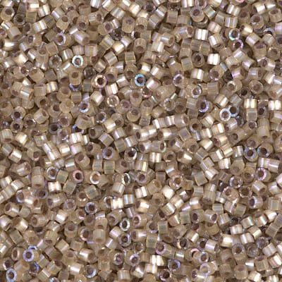 DB0680 Dyed Smokey Quartz Silk Satin, Miyuki Delica 11/0 £4