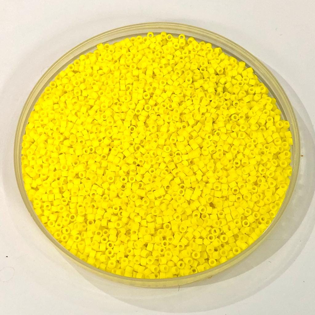 DB0751 Opaque Yellow Matted, Miyuki Delica 11/0