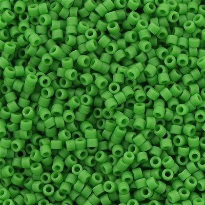 DB0754 Opaque Pea Green Matted, Miyuki Delica 11/0