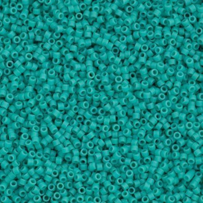 DB0759 - Opaque Turquoise Matted, Miyuki Delica Beads, Miyuki Delica 11/0 £2.5