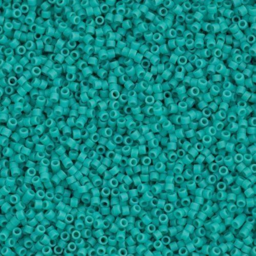 DB0759 - Opaque Turquoise Matted, Miyuki Delica Beads, Miyuki Delica 11/0 £2.5