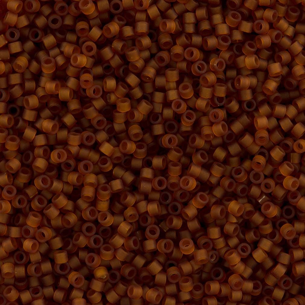 DB0764 - Transparent Amber Matted, Miyuki Delica 11/0