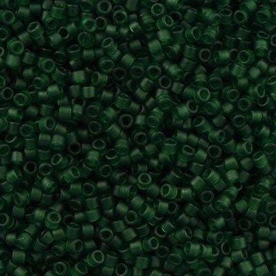 DB0767 - Matted Transparent Dark Green, Miyuki Delica 11/0
