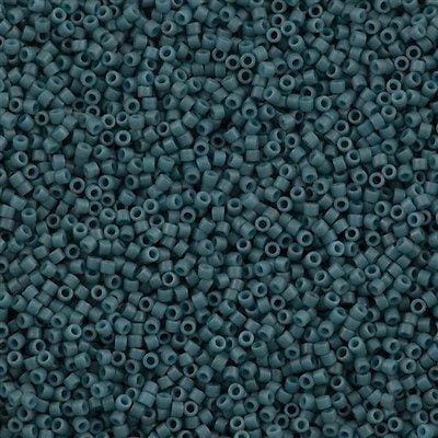 DB0792 Dyed Grey Blue Matted, Miyuki Delica 11/0