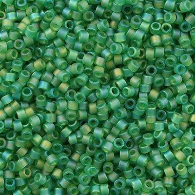 DB0858 Lt. Green AB Matted, Miyuki Beads, Miyuki Delica 11/0