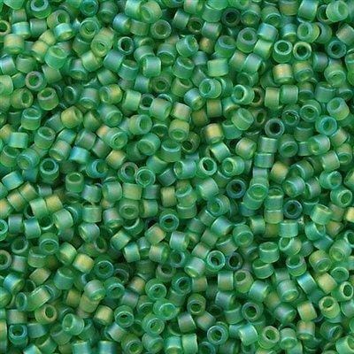 DB0858 Lt. Green AB Matted, Miyuki Beads, Miyuki Delica 11/0 £2.5