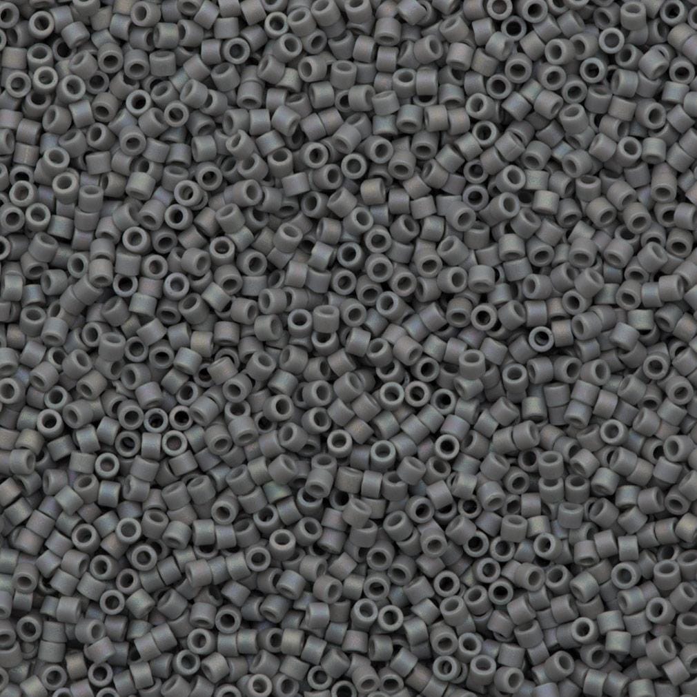 DB0882 - Opaque Lt. Grey AB Matted, Miyuki Delica 11/0
