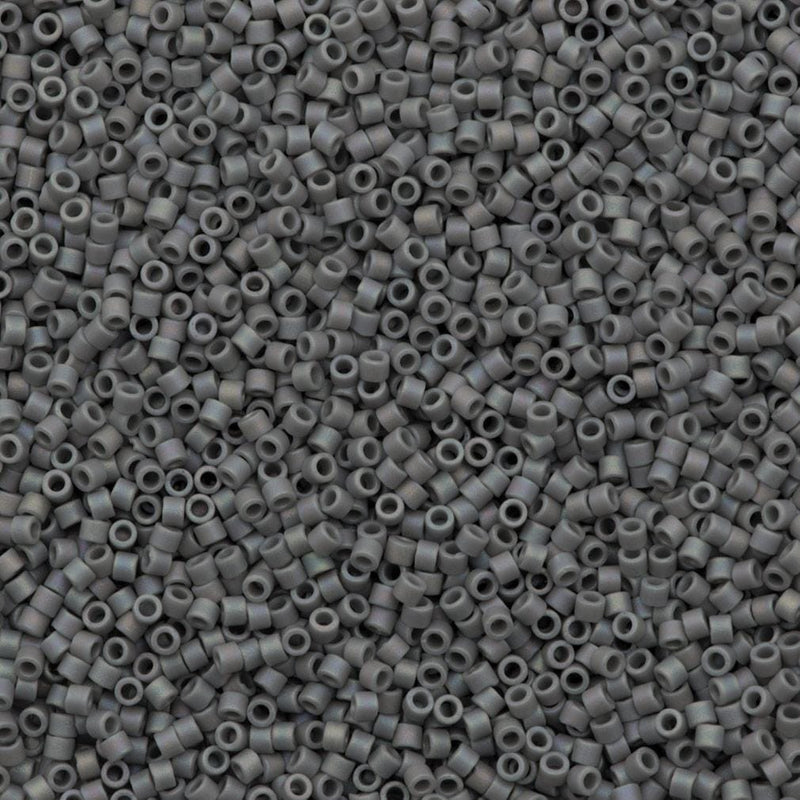 DB0882 - Opaque Lt. Grey AB Matted, Miyuki Delica 11/0 £2.5