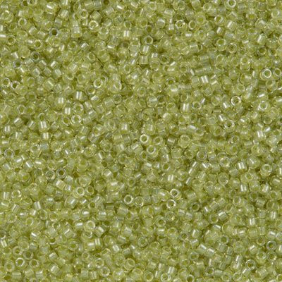 DB0903 - Sparkling Peridot Lined Crystal, Miyuki Delica 11/0 £2.25