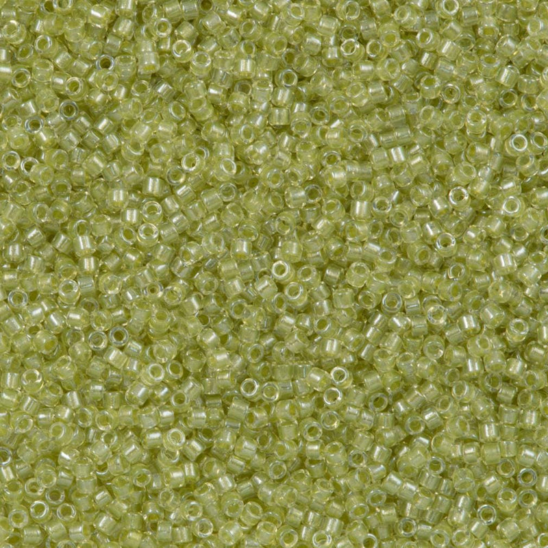 DB0903 - Sparkling Peridot Lined Crystal, Miyuki Delica 11/0 £2.25