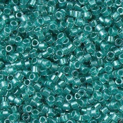 DB0904 - Sparkling Aqua Green Lined, Miyuki Delica 11/0