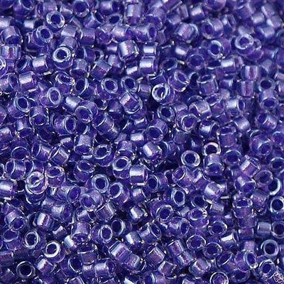 DB0906 - Sparkling Purple Lined Crystal, Miyuki Delica 11/0 £2.25