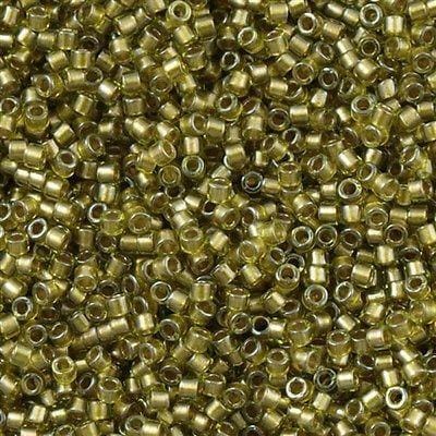 DB0908 - Sparkling Lt. Yellow Lined, Miyuki Delica 11/0 £2.25