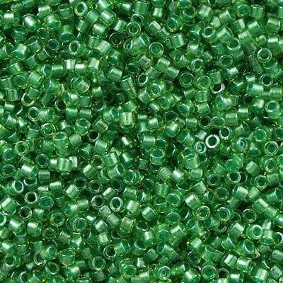 DB0916 - Sparkling Green Lined, Miyuki Delica 11/0 £2.25