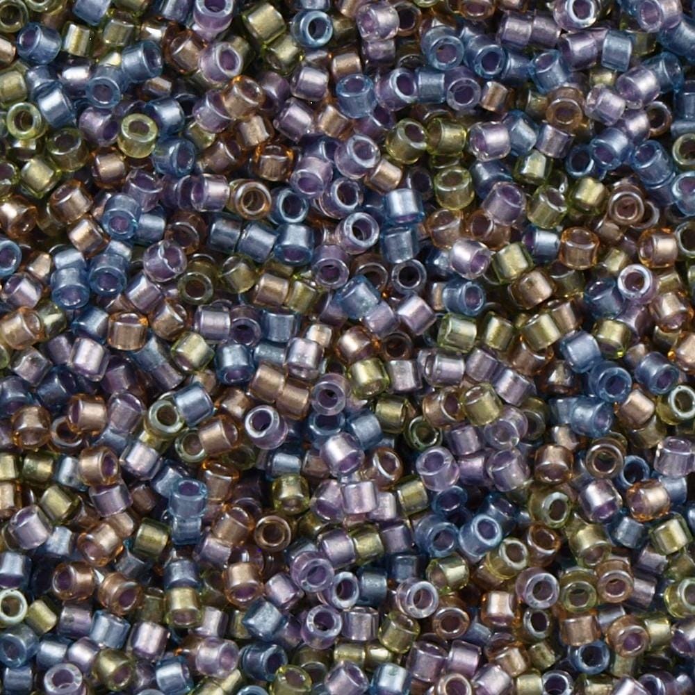 DB0986 - Lined Purple-Bronze Mix, Miyuki Delica 11/0