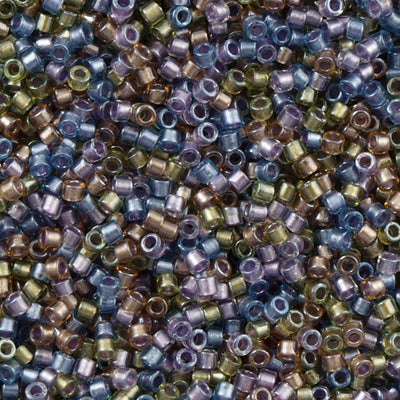 DB0986 - Lined Purple-Bronze Mix,  Miyuki Delica 11/0 £2.25