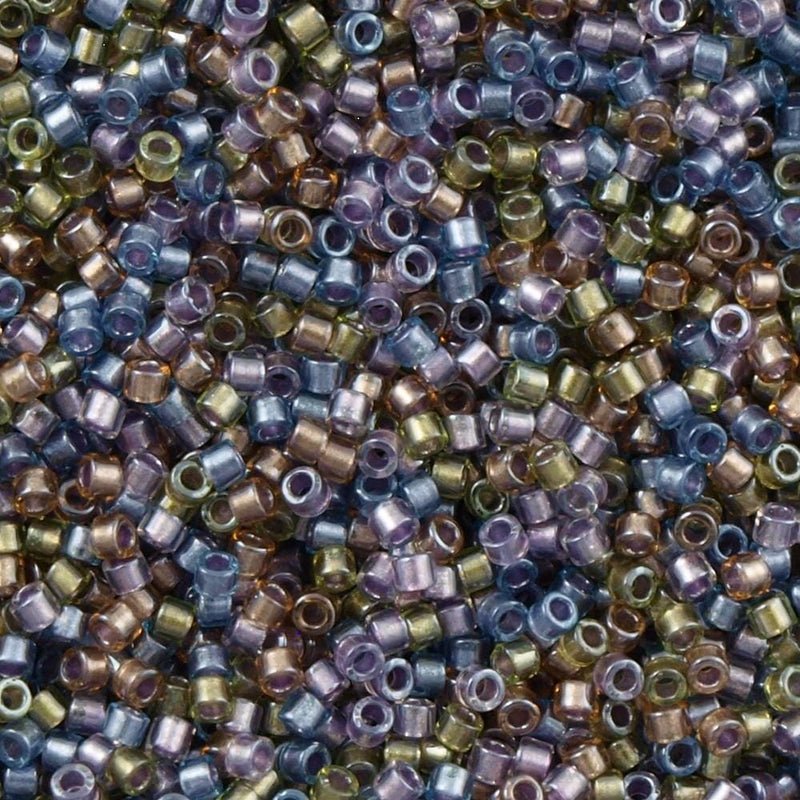 DB0986 - Lined Purple-Bronze Mix,  Miyuki Delica 11/0 £2.25