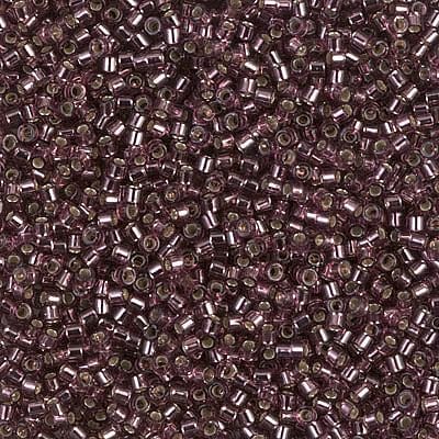 DB1204 Silver Lined Mauve, Miyuki Delica 11/0