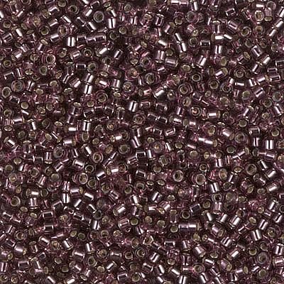 DB1204 Silver Lined Mauve, Miyuki Delica 11/0 £2.75