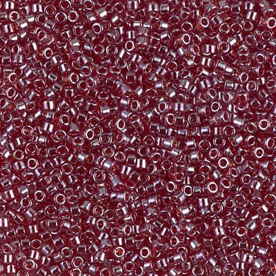 DB1222 Transparent Cranberry Luster, Miyuki Delica 11/0