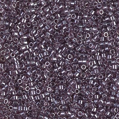 DB1224 Transparent Mauve Luster, Miyuki Delica 11/0