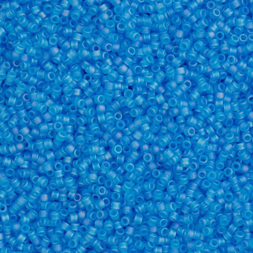 DB1284 - Matted Transparent Ocean Blue, Miyuki Delica 11/0