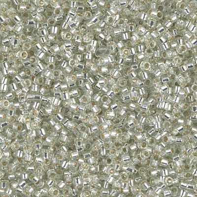 DB1431 Silver Lined Pale Moss Green, Miyuki Delica 11/0