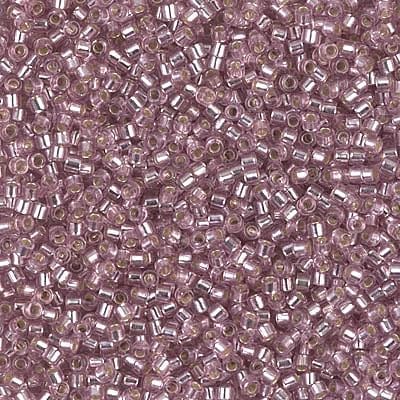 DB1434 Silver Lined Pale Rose, Miyuki Delica 11/0 £3.25