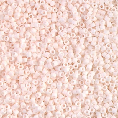 DB1510 Matted Opaque Bisque White, Miyuki Delica 11/0 £3.25