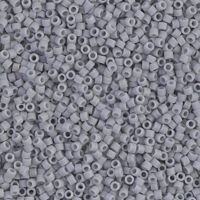 DB1589 Matted Opaque Ghost Grey, Miyuki Delica 11/0