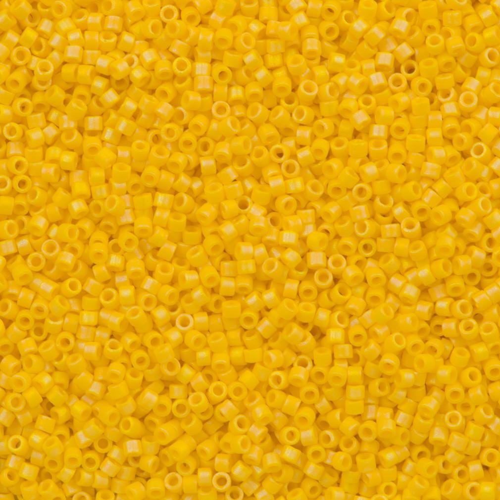 DB1592 - Matted Opaque Canary AB, Miyuki Delica 11/0