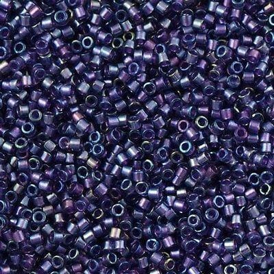 DB1756 - Sparkling Purple Lined, Miyuki Delica 11/0 £2.25