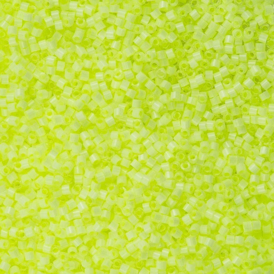 DB1857 - Silk Inside Dyed Lime Aid, Miyuki Delica 11/0
