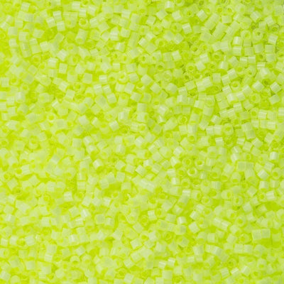 DB1857 - Silk Inside Dyed Lime Aid, Miyuki Delica 11/0 £3.5