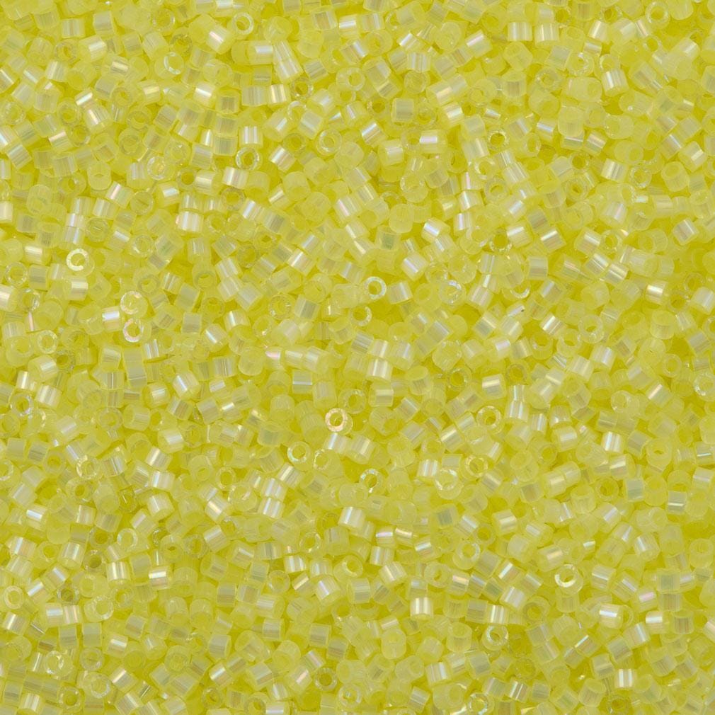 DB1873 - Silk Inside Dyed Citron AB, Miyuki Delica 11/0