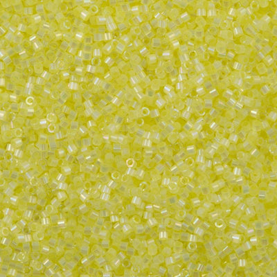 DB1873 - Silk Inside Dyed Citron AB,  Miyuki Delica 11/0 £3.5
